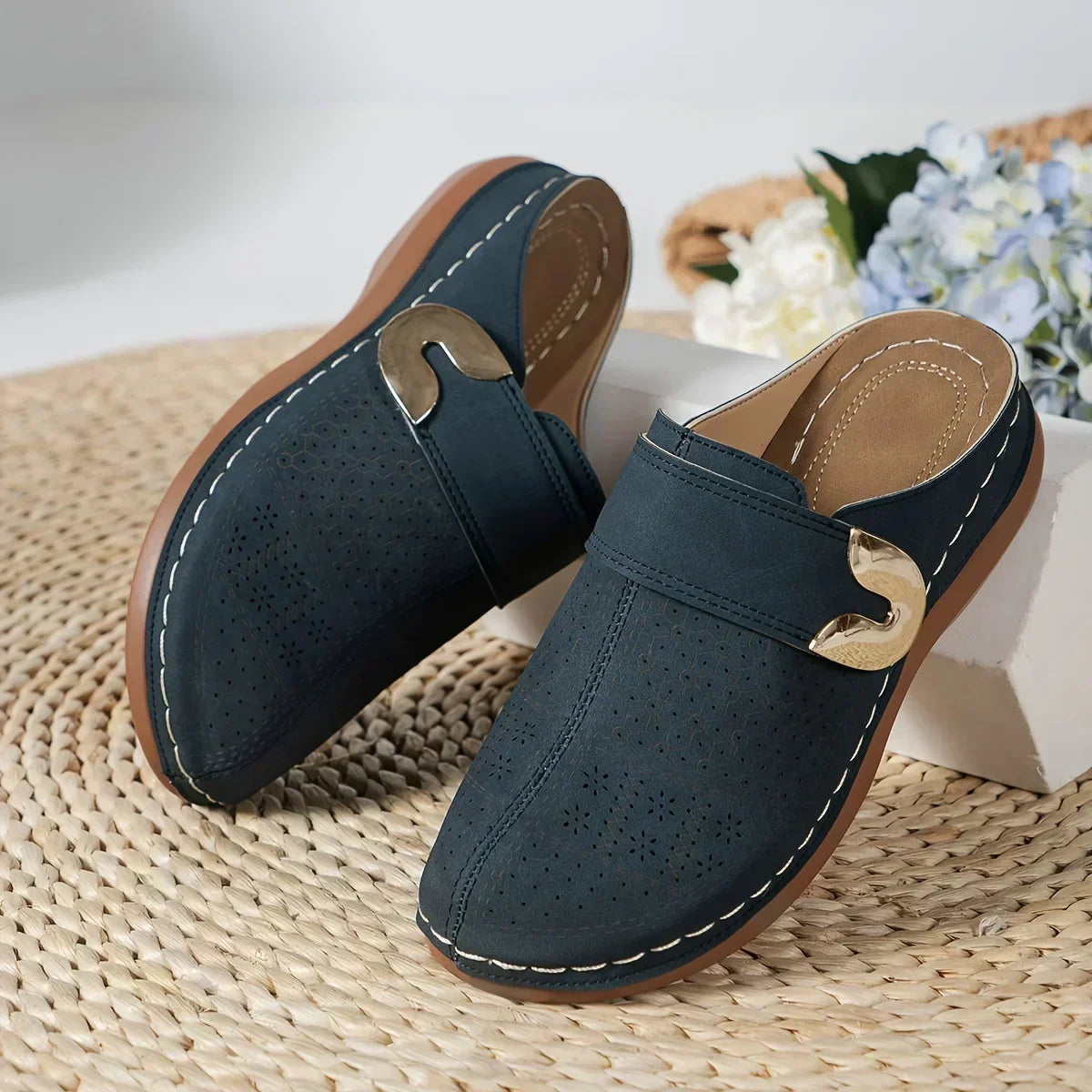 Marel - Eleganti Sandali con Zeppa Sostenitori
