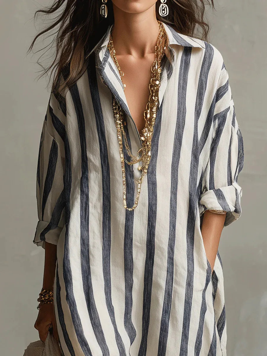 Chloé | Abito camicia lungo