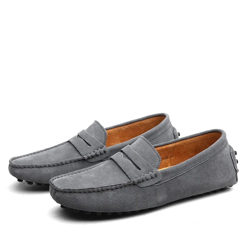 Loafers in suede casual