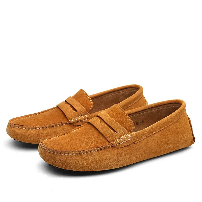 Loafers in suede casual