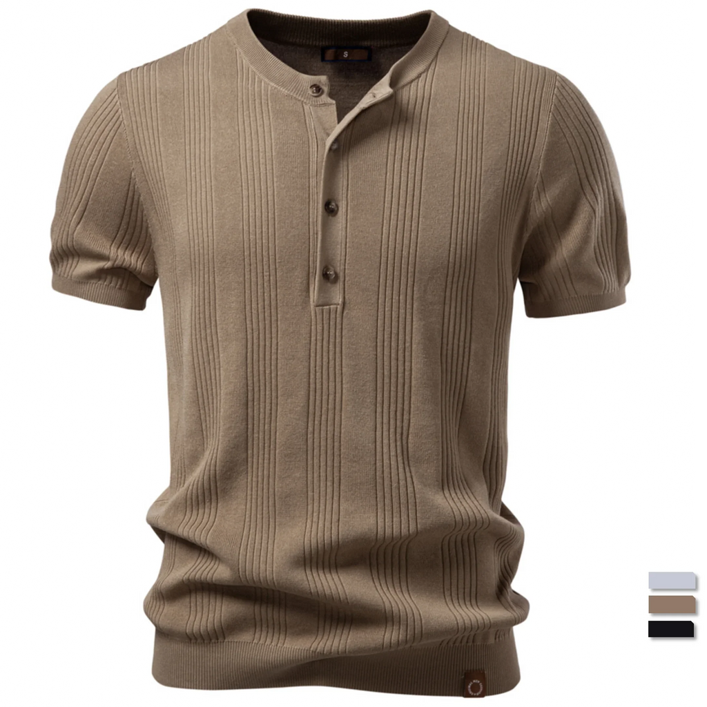 Zalecta | Polo Henley a Righe
