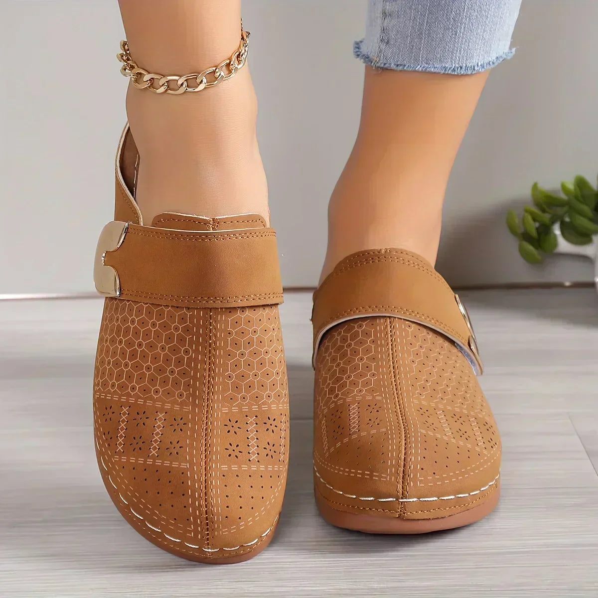 Marel - Eleganti Sandali con Zeppa Sostenitori
