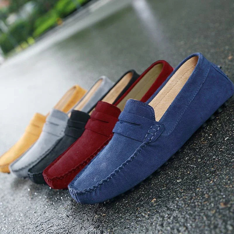 Loafers in suede casual