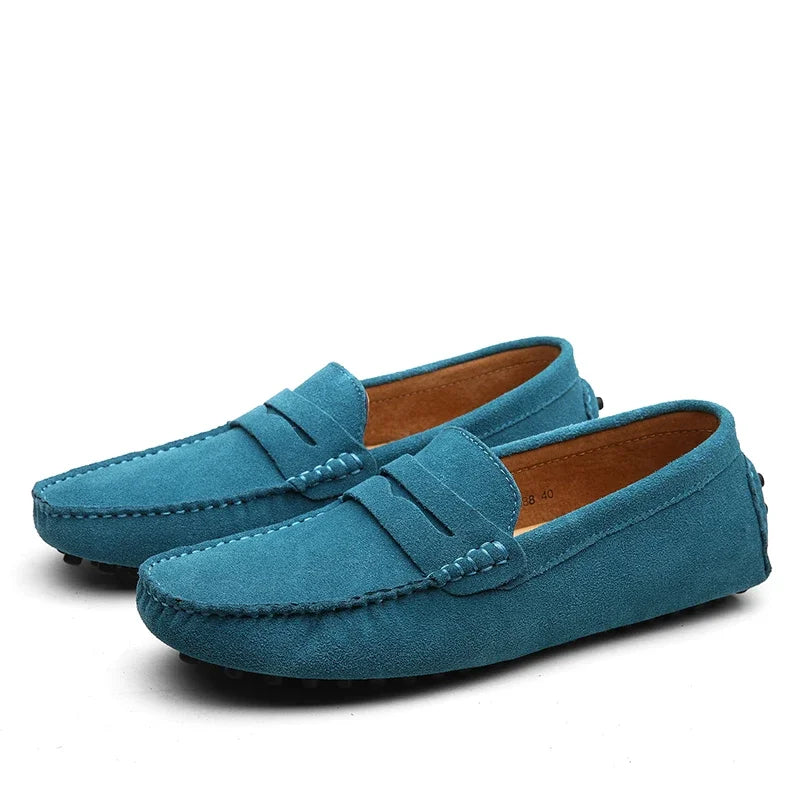 Loafers in suede casual