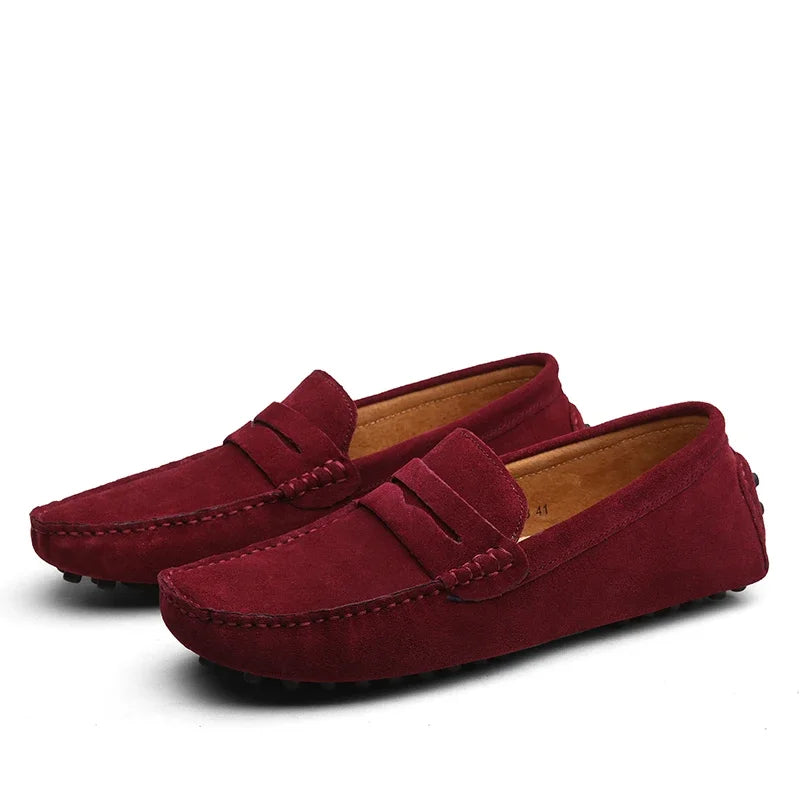 Loafers in suede casual