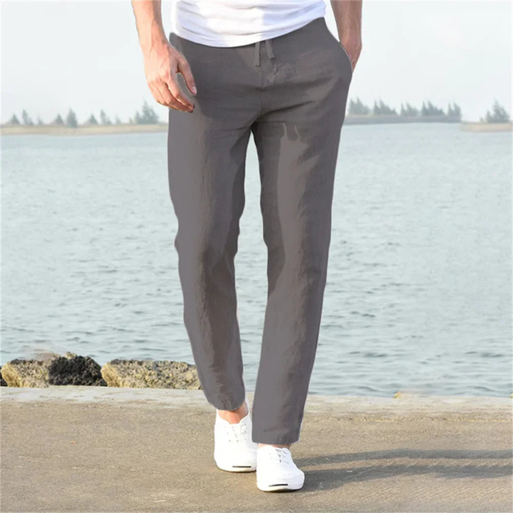 Zalecta | Pantaloni estivi in lino