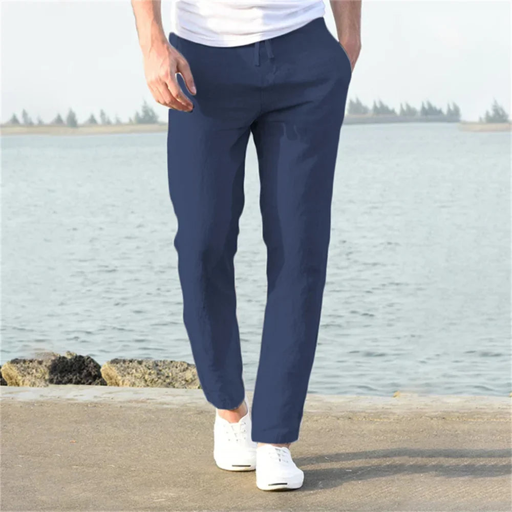Zalecta | Pantaloni estivi in lino