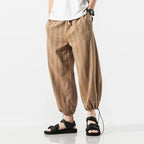 Pantaloni Delaney a gamba affusolata