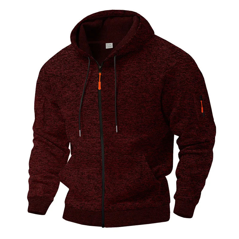 Levi | Felpa con Zip Robusta
