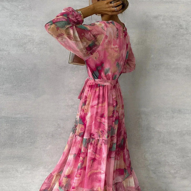 Sophie | Abito elegante con stampa floreale