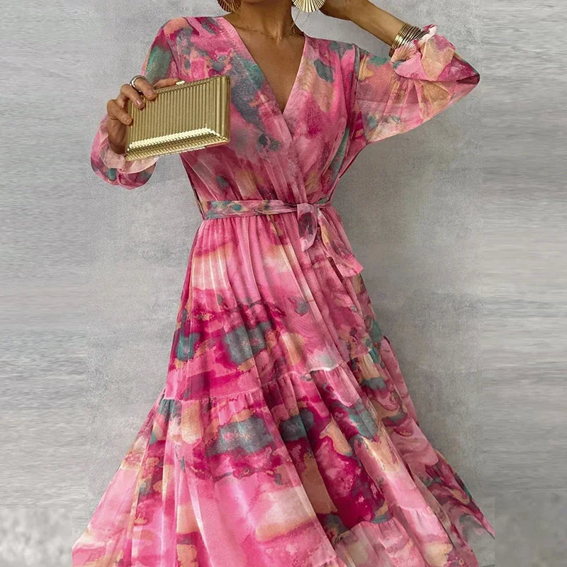 Sophie | Abito elegante con stampa floreale