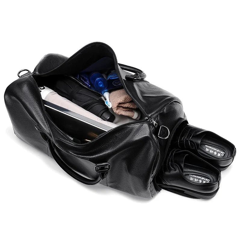 Zalecta | Borsa da Weekend in Pelle Premium