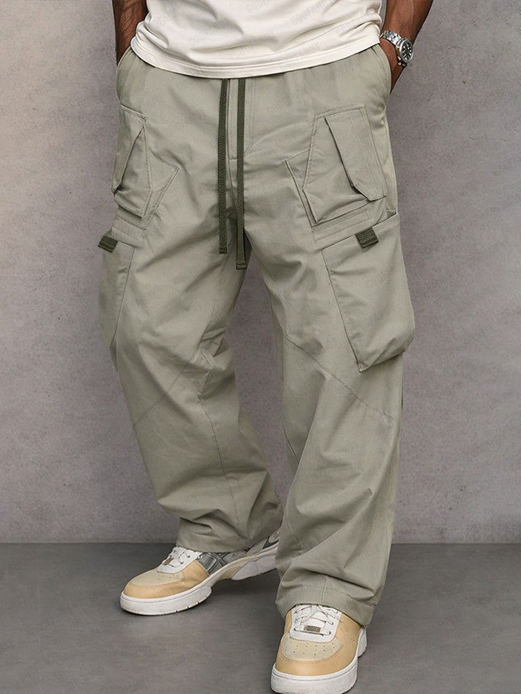 Leo - Pantaloni Cargo Utility Fit Dritti