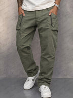 Zalecta | Pantaloni Cargo in Cotone Premium