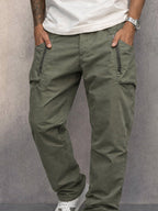 Zalecta | Pantaloni Cargo in Cotone Premium