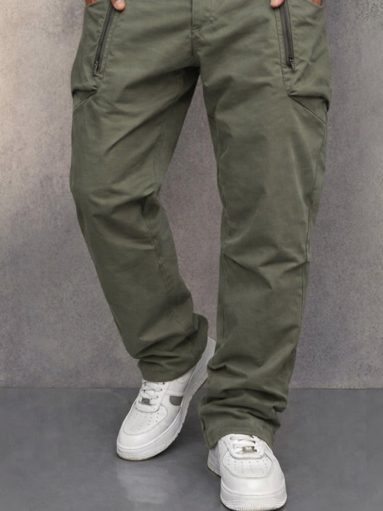 Zalecta | Pantaloni Cargo in Cotone Premium