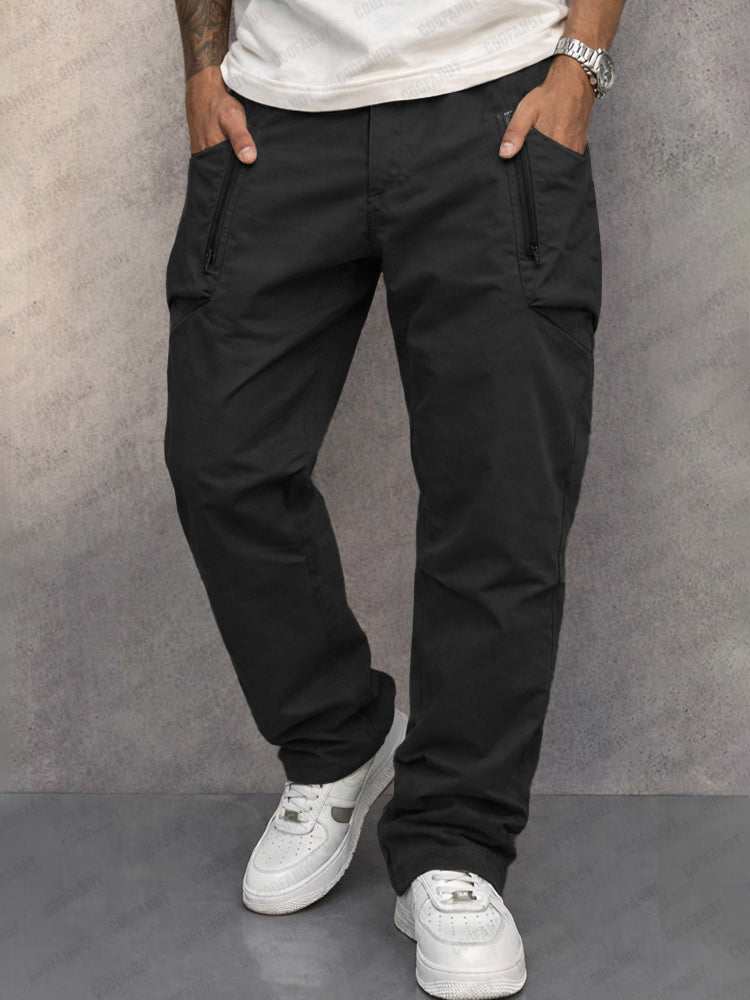 Zalecta | Pantaloni Cargo in Cotone Premium