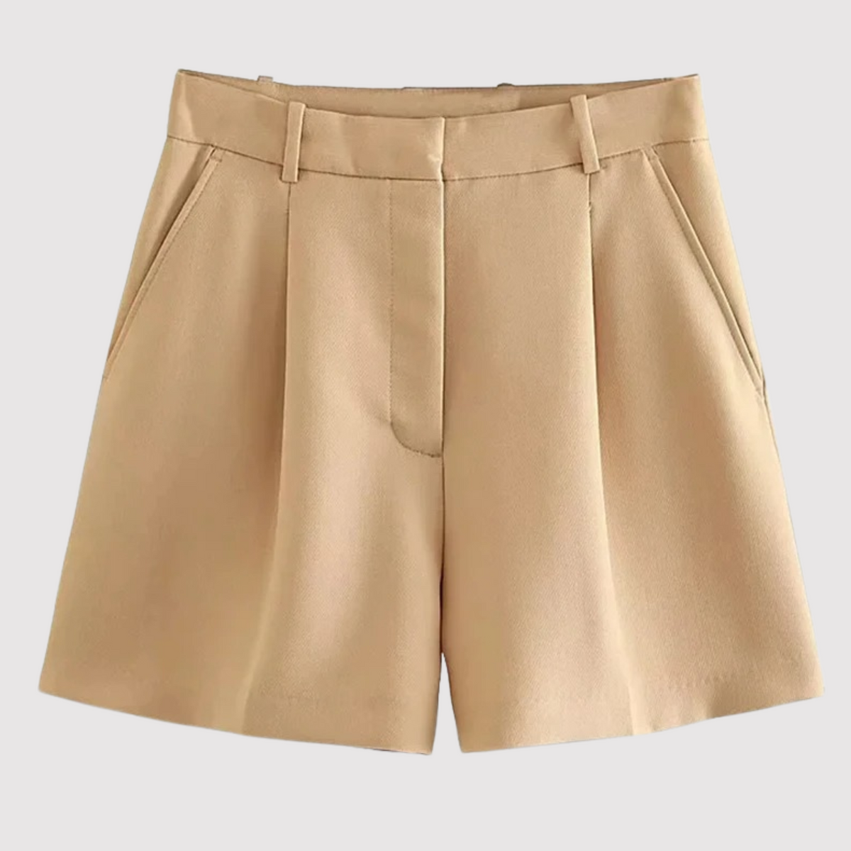 Rozenn | Pantaloni Corti Eleganti a Vita Alta