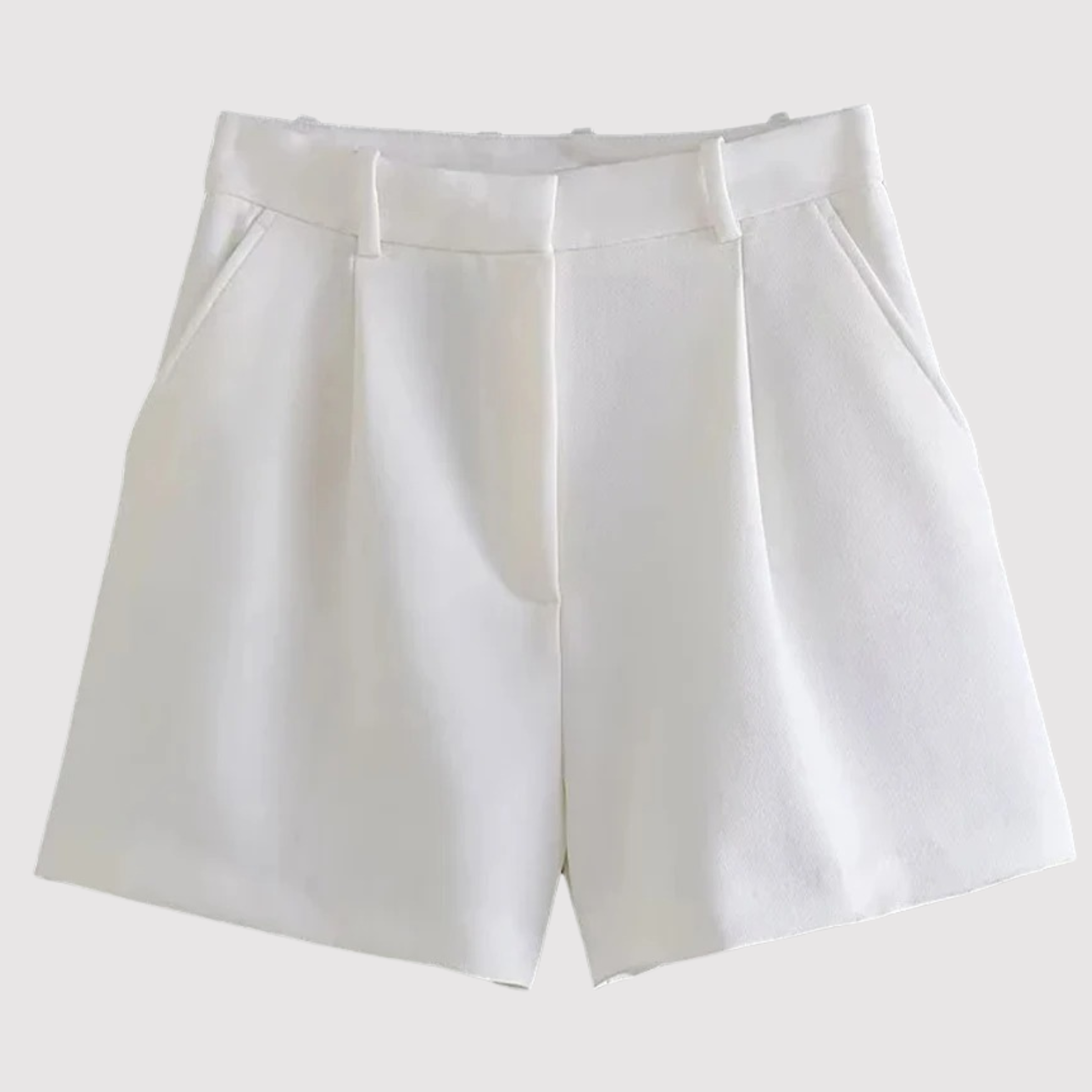 Rozenn | Pantaloni Corti Eleganti a Vita Alta