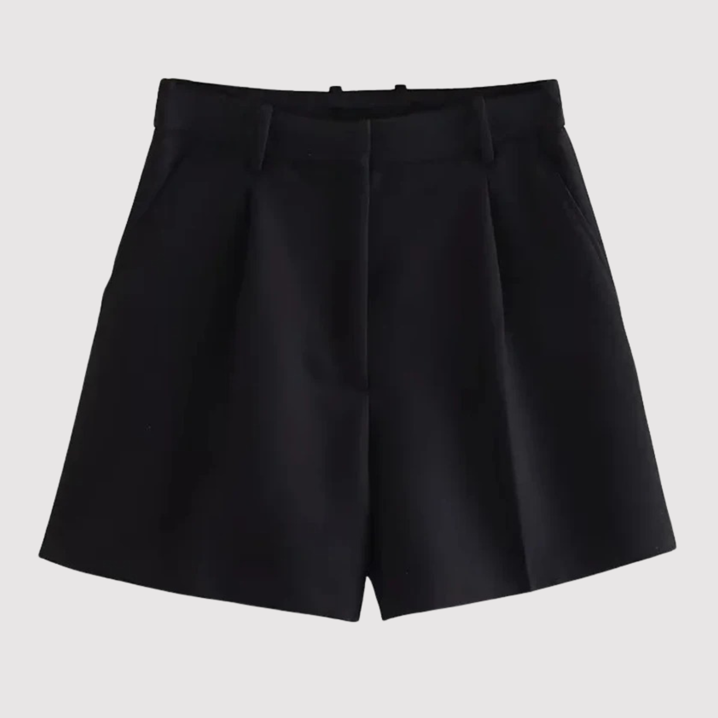 Rozenn | Pantaloni Corti Eleganti a Vita Alta