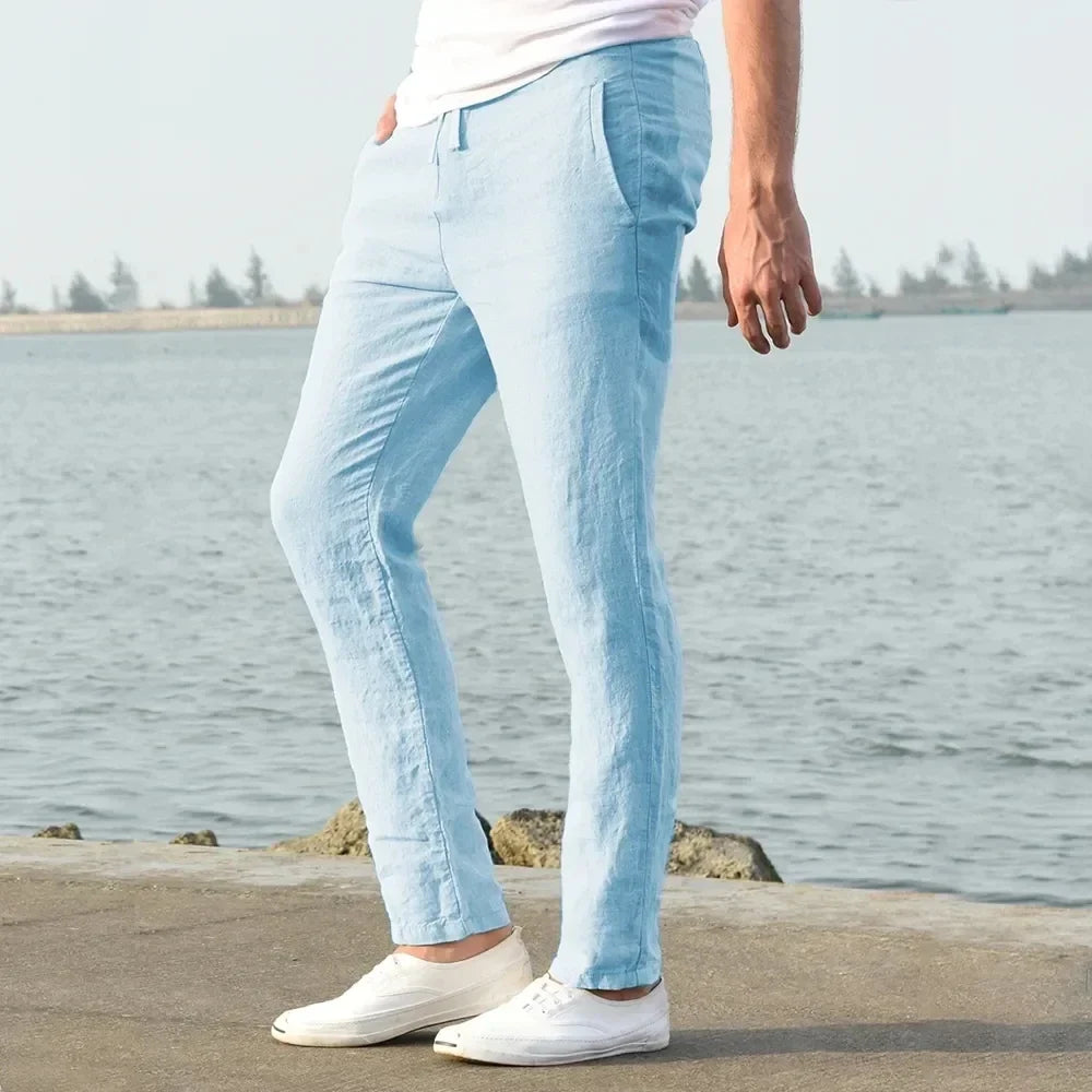 Zalecta | Pantaloni estivi in lino