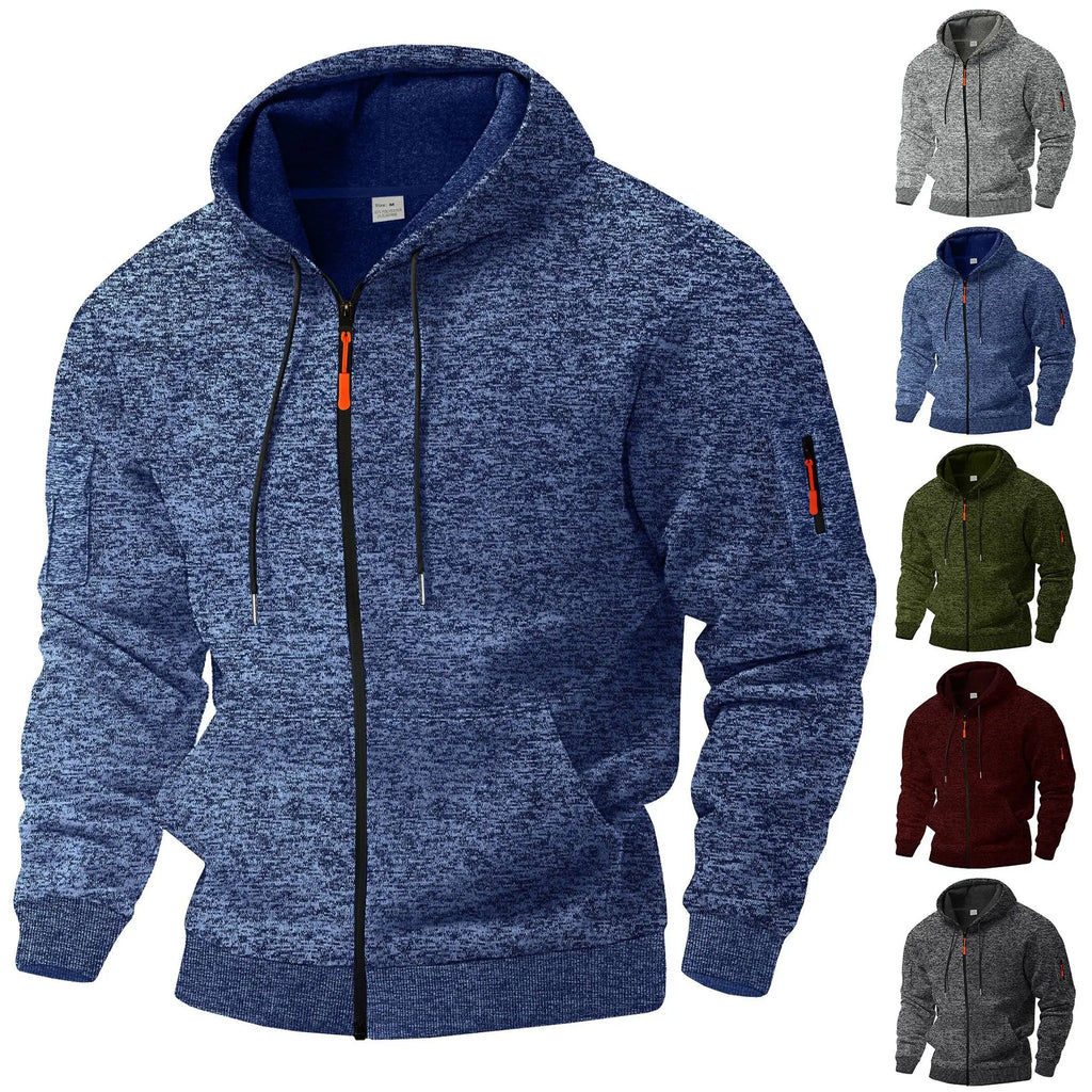 Levi | Felpa con Zip Robusta