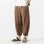 Pantaloni Delaney a gamba affusolata