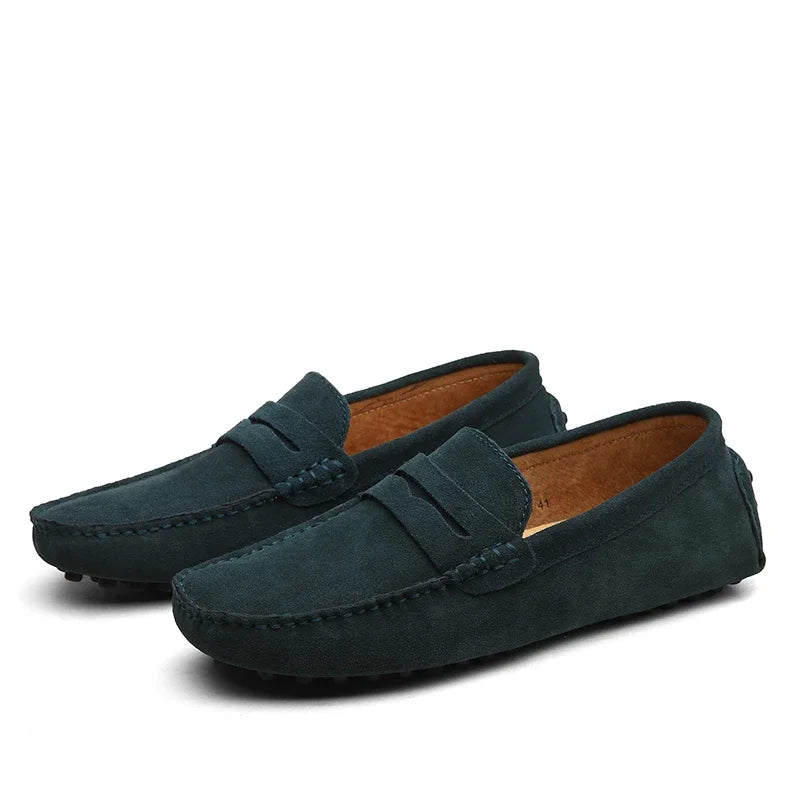 Loafers in suede casual