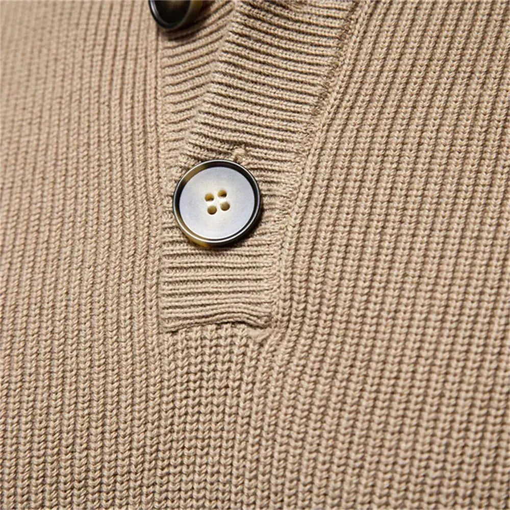 Konrad | Maglione elegante da uomo con design a bottoni