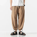 Pantaloni Delaney a gamba affusolata