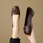 Ballerine in pelle di oppio