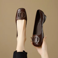 Ballerine in pelle di oppio
