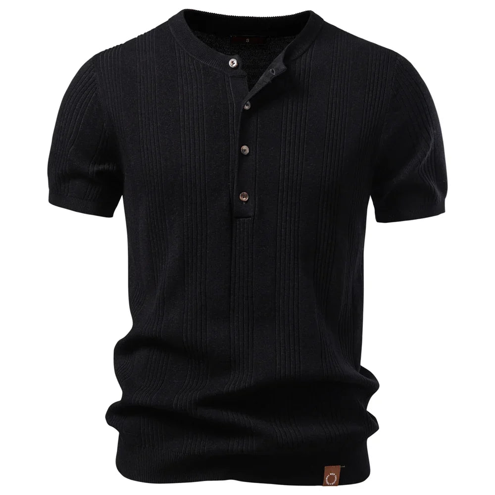 Zalecta | Polo Henley a Righe