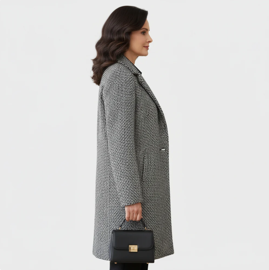 Wendy™ | Cappotto lungo in tessuto