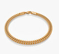 Bracciale Cuban Link in Oro per Uomini - Bracciale a Maglia Spessa