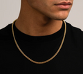 Collana Cuban Link in Oro per Uomini - Catena Robusta in Acciaio Inossidabile