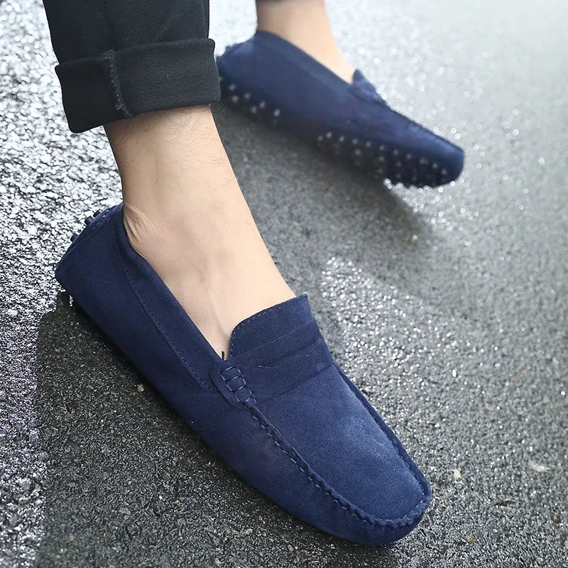 Loafers in suede casual