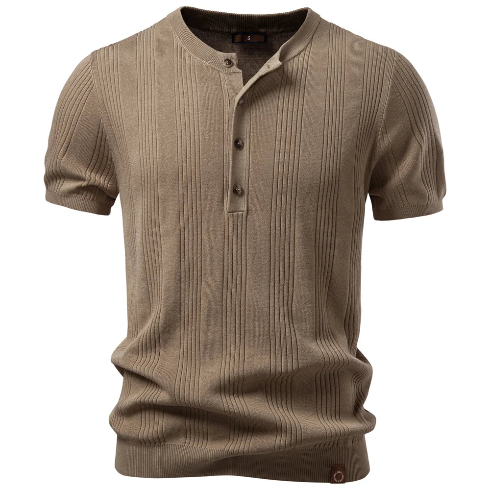 Zalecta | Polo Henley a Righe