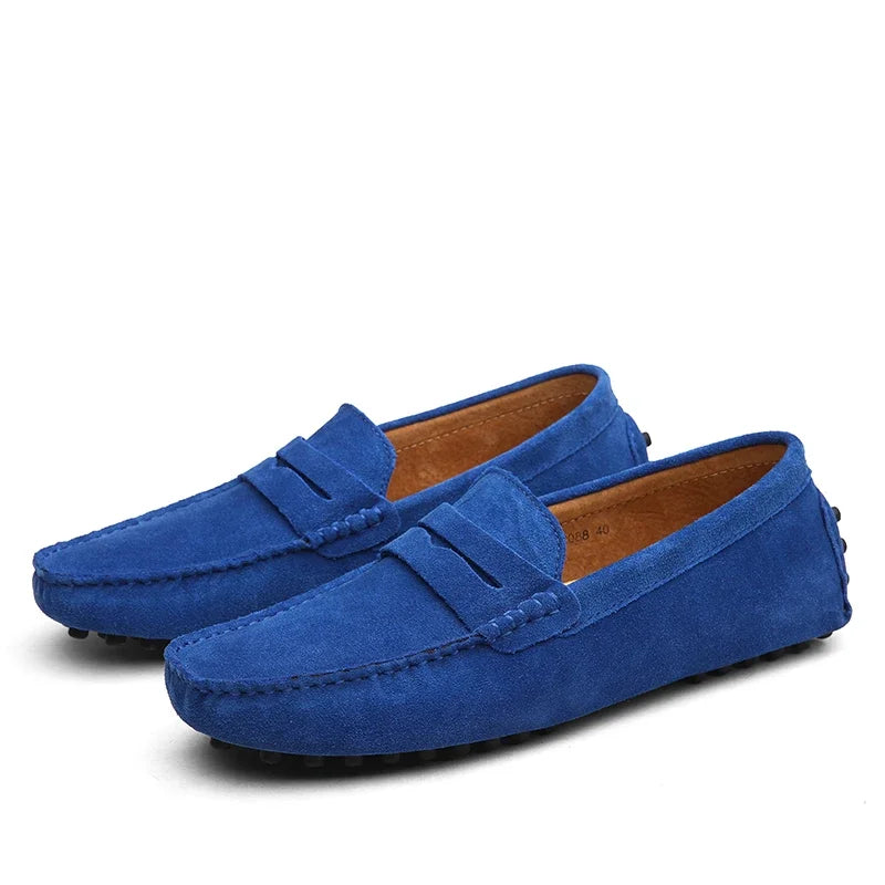 Loafers in suede casual
