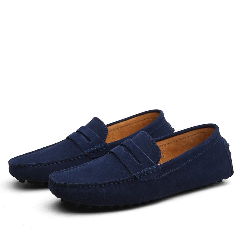 Loafers in suede casual