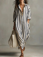 Chloé | Abito camicia lungo