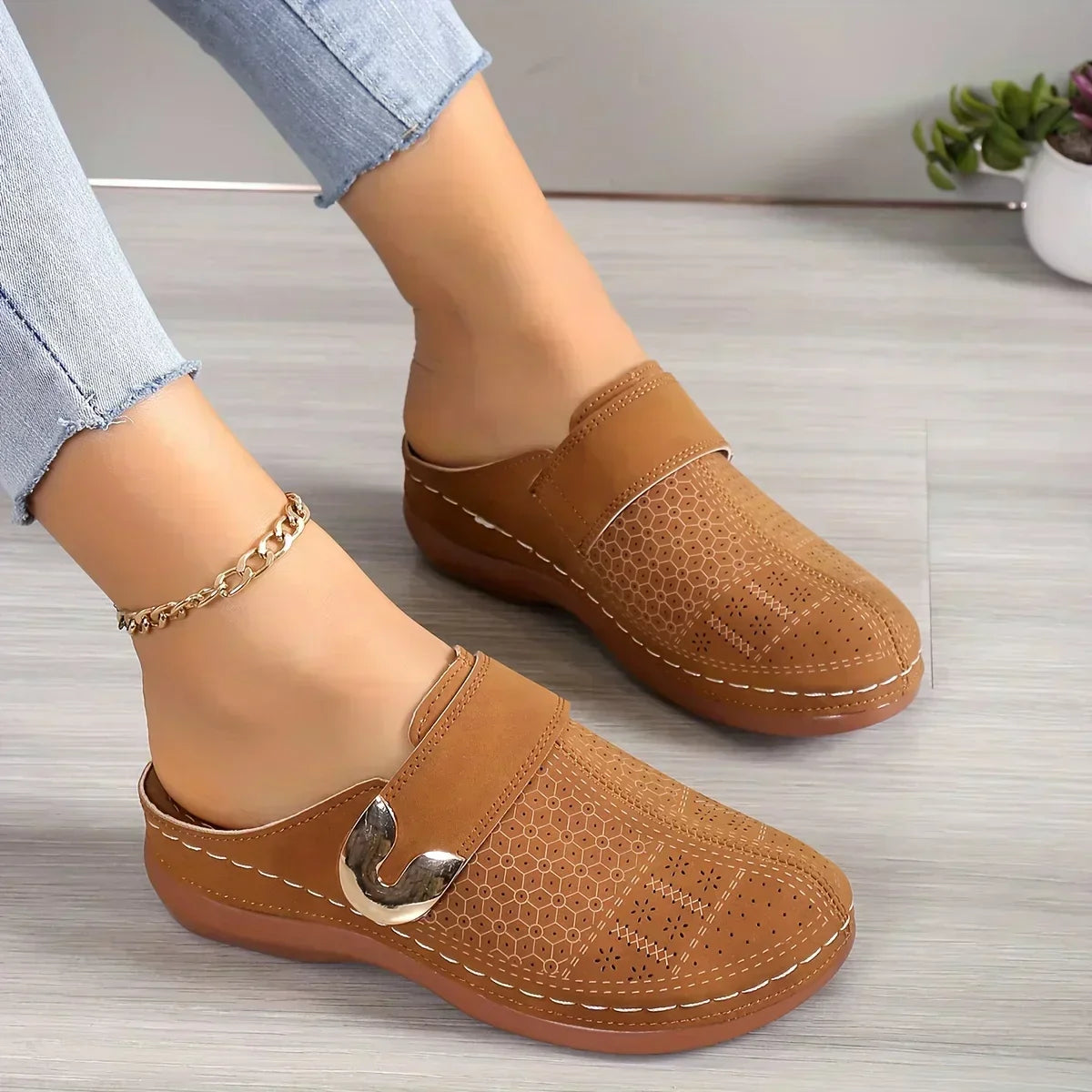 Marel - Eleganti Sandali con Zeppa Sostenitori