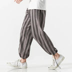 Pantaloni Delaney a gamba affusolata