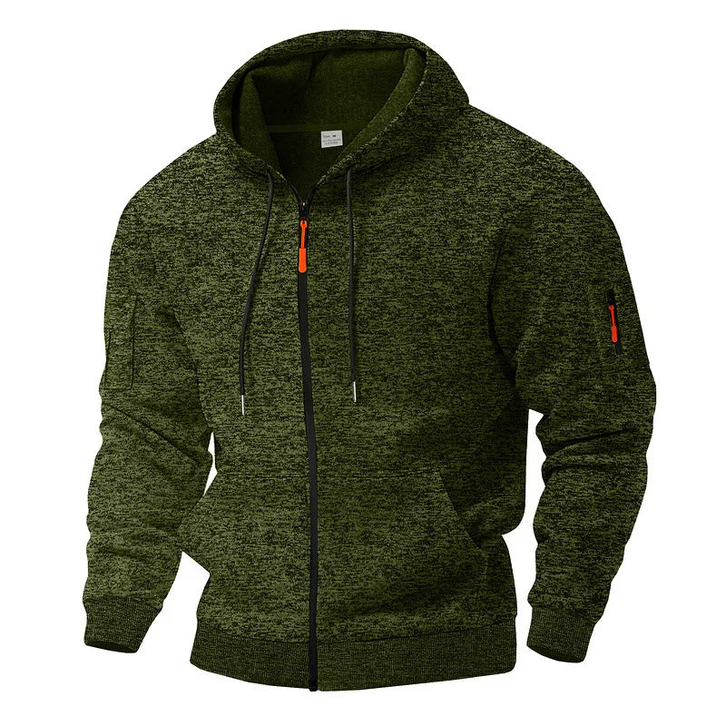 Levi | Felpa con Zip Robusta