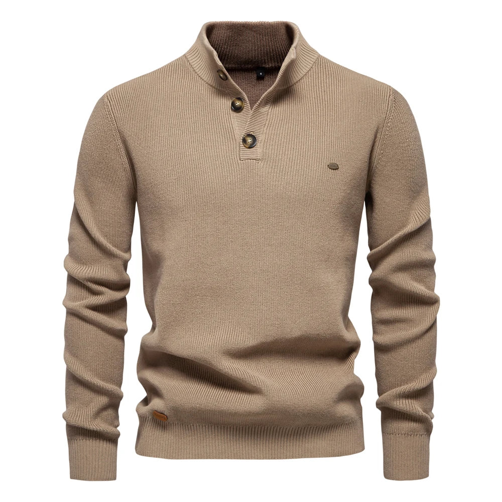 Konrad | Maglione elegante da uomo con design a bottoni
