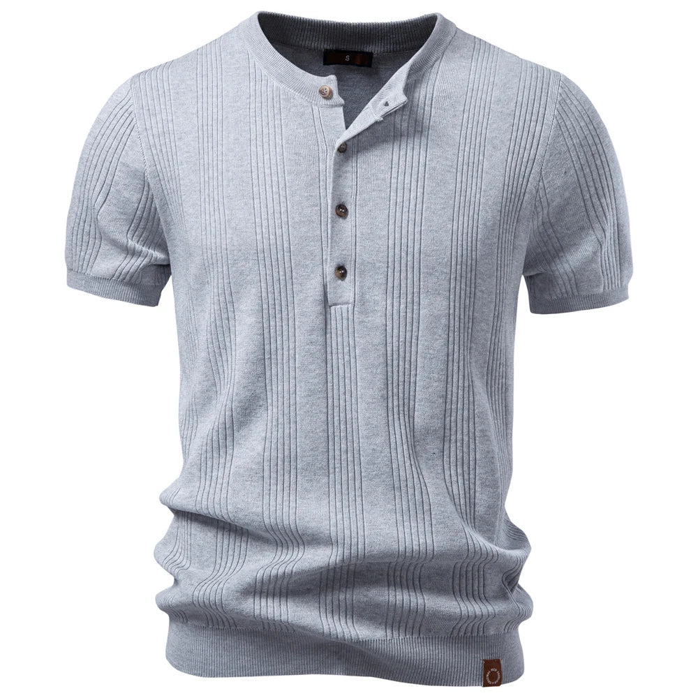 Zalecta | Polo Henley a Righe
