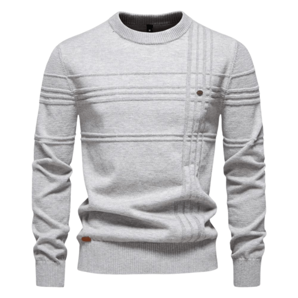 De Lorenz | Maglione Premium da Uomo con Motivo a Riquadri