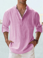 Daniel | Camicia estiva in lino mediterraneo