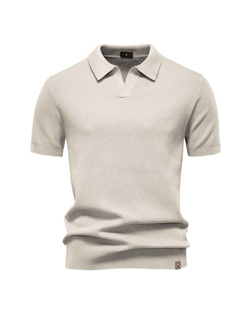 Agosto | Polo-shirt strutturato casual