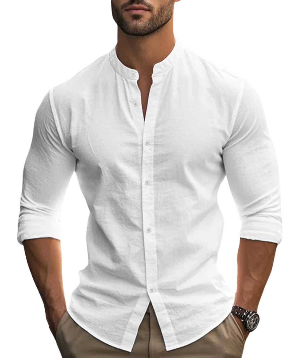 Camicia in lino Ademend
